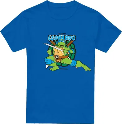 Productafbeelding van Teenage Mutant Ninja Turtles - "Leonardo Leads" T-shirt voor heren, model TV6556 (maat L), kleur: koningsblauw