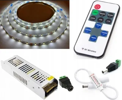 Image de Omako Bande LED 13m Blanc Froid 2835 avec Télécommande