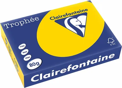 Obrázok produktu pre Clairalfa 1780C Multifunkčný papier Trophée, A4, 80 g/m2, zlatožltý