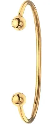 Produktbild von Wunderschöner 9 Karat (375) Gold Damen - Torque Armreif - 3mm, 11 Gramm; TRS20501