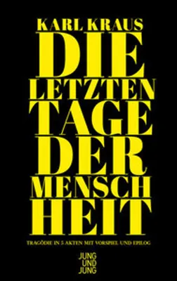Produktbild von Die letzten Tage der Menschheit