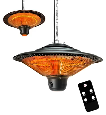 Produktbild von Peviasot Deckenheizstrahler 1500W,Carbon Terrassenheizstrahler mit Fernbedienung,LED-Licht und 3 Heizstufen