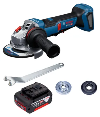 Produktbild von Bosch GWS 18V-11 PS Akku Winkelschleifer 18 V 125 mm Brushless + 1x Akku 5,0 Ah - ohne Ladegerät