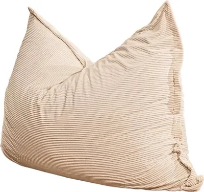 Produktbild von Sitzsack aus Cord, Bezug abnehmbar BANANAIR 140x180 cm, Weiß