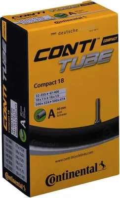 Produktbild von Continental Compact Tube 40 Mm Fahrradschlauch Schwarz 18´´ / 1.25-1.90 Schwarz 18´´