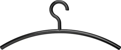 Produktbild von MAUL Kleiderbügel MAULlena Kunststoff 45.5 x 1.6 x 19 cm schwarz