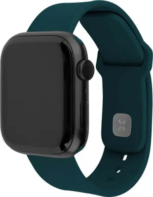 Produktbild von Armband für Apple Watch 44/45/46/49 mm, Fixed Silicone Strap, Dunkelgrün