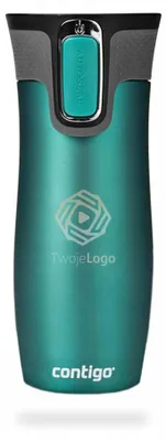 Produktbild von ContiGo! West Loop 2.0 Thermosbecher matt türkis mit Gravur