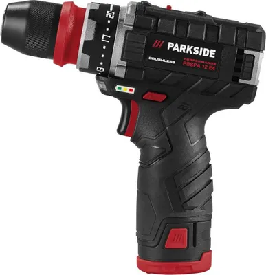 Produktbild von PARKSIDE PERFORMANCE 12 V Akku-Bohrschrauber-Starterset PBSPA 12 mit 2 Akkus und Bohrerset