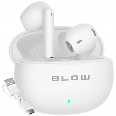 Obrázek produktu pro Bezdrátová sluchátka Blow Bluetooth 5.3, sluchátka do uší s potlačením okolního hluku (ENC ANC), mikrofon, pouzdro, powerbanka