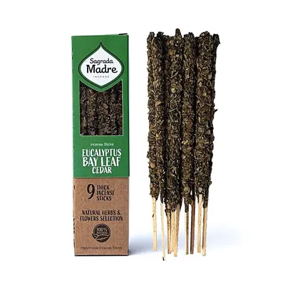 Produktbild von Sagrada Madre Herbal Räucherwerk Eukalyptus, Lorbeer & Zeder --±44 g kaufen