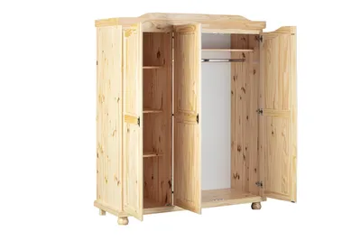 Image de Bepam Armoire 3 portes, nature.