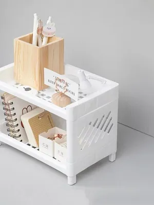 Immagine prodotto di Hermia Concept, EM-2272, Organizer da cucina, Bianco, 100% PLASTICA, 14 x 24 x 20 cm
