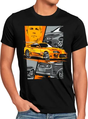 Produktbild von style3 Furious Paul Walker Herren T-Shirt brian o'conner autorennen
