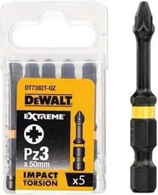 Image de DEWALT Torsion Bit schlagf. Pz3 50mm 5Stk