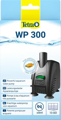 Productafbeelding van Krachtige aquariumpomp voor aquaria 10-80 liter, met doorvoervoetregeling