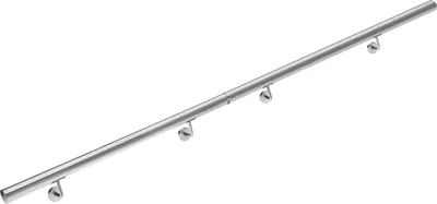 Immagine prodotto di Monzana corrimano acciaio inox V2A ringhiera scale ingresso giardino 200cm passamano esterni interni fissaggio a parete