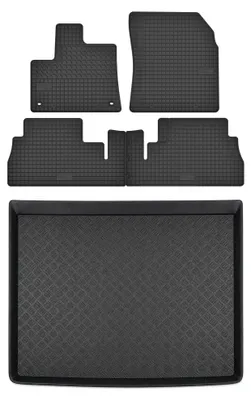 Immagine prodotto di Tappetini gomma SolidTread + bagagliaio per Opel Combo E Life 2018- 5 pezzi
