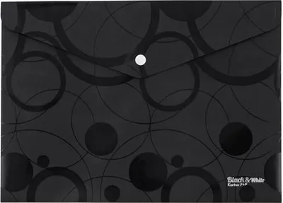 Obrázek produktu pro Obálka s drukem A4 - Black and White černá