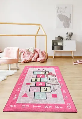 Produktbild von Conceptum Hypnose, Prenses- Prenses Seksek CHL, Bunt, Teppich, 140 x 190 cm, 100% Samtstoff