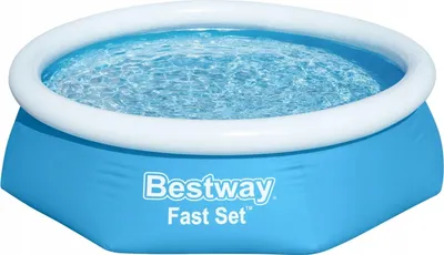 Zdjęcie produktu dla Nadmuchiwany basen Fast Set, filtracja nabojowa, 2,44m x 61cm