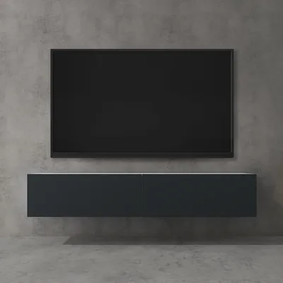 Produktbild von doporro TV Lowboard hängend Fernsehschrank Wohnzimmer | TV-Schrank hängend Fernsehtisch Hängeschrank 160cm Fernsehschrank02