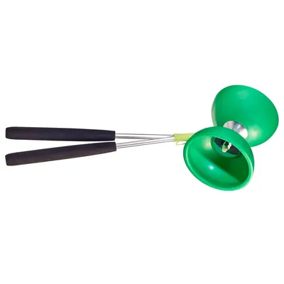 Image de Eureka - Diabolo en caoutchouc avec tiges en aluminium - Vert foncé