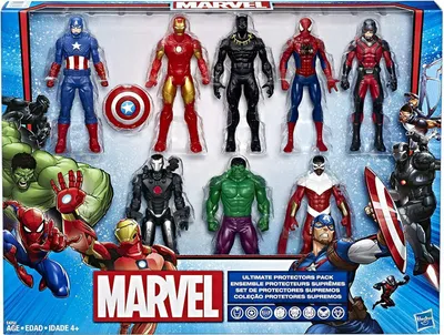 Produktbild von HASBRO - Marvel Ultimate Protectors Action Figuren - 8 Figuren