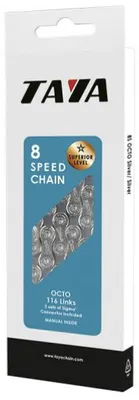 Obrázok produktu pre Taya CHAIN 1/2 X 3/32 OCTO RACE 7-8SP 116 LEFT