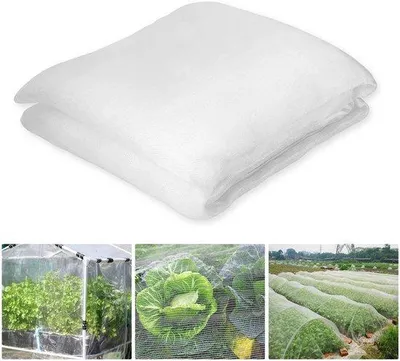 Produktbild von Insektenschutznetz 3 x 6 m - Vogelschutznetz - Netz für den Garten, geeignet für Gemüse und Obst - Langlebig und ungiftig - Weiß