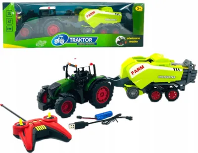 Produktbild von Gazelo Traktor mit Ballenpresse ferngesteuert Lader
