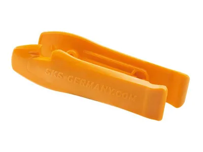 Produktbild von SKS 10023, Werkzeug für Fahrräder, Fahrrad-Reifenhebel, Gelb, Kunststoff, 97 mm, 27 mm