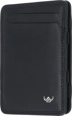 Zdjęcie produktu dla Skórzany etui na karty Golden Head Polo RFID Protect Wunder-Börse 4044, czarny
