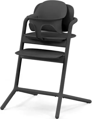 Produktbild von CYBEX LEMO 2 Hochstuhl 3-in-1 Set, Höhenverstellbar, Mit Baby Set und Tablett, Schwarz