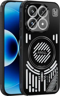 Produktbild von Magnetische Hülle für Xiaomi 17 mit Linsenabdeckung, Aluminium Stoßfestes Schutzhülle mit Wärmeableitung Schwarz