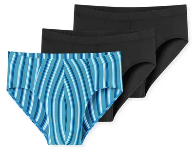 Produktbild von Schiesser Herren Slip 3-Pack 95/5 Essentials - Schwarz - Größe 4