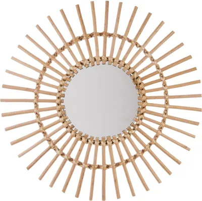 Image de Spiegel "sonne" rattan d58cm  - Atmosphera créateur d'intérieur