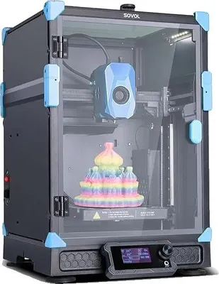 Zdjęcie produktu dla Drukarka 3D, maksymalna prędkość drukowania 1200 mm/s, maksymalny rozmiar wydruku 152,4 x 152,4 x 152,4 mm, automatyczne poziomowanie