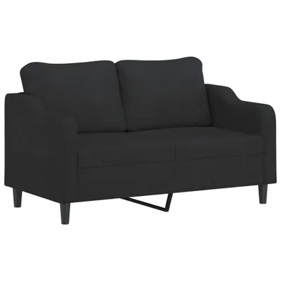 Produktbild von 2-Sitzer-Sofa Schwarz 140 cm Stoff