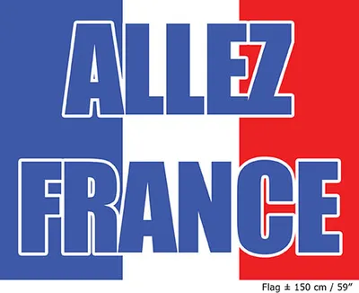Produktbild von Flagge Allez France ca. 150 x 90 cm