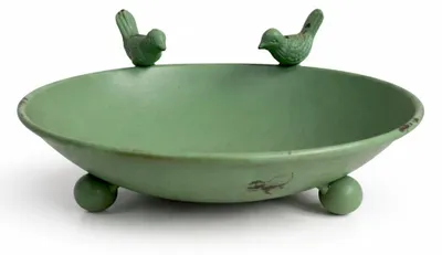 Image de Bain d'oiseaux en métal, 25 x 10 cm