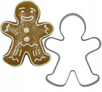 Image de EkoForemki Forme Bonhomme Pain d'épice Métal 6,1 cm