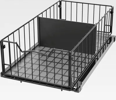 Produktbild von Ausziehbarer Schrank-Schiebekorb, Schwarz