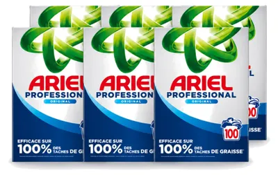 Produktbild von 6 x Ariel Professional Regular Waschmittel - 5,5 kg - Vorteilspackung - 6 Stücke