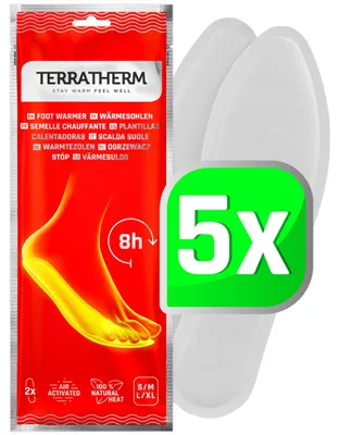 Image de TerraTherm : semelles chauffantes activées par l'air, semelles intérieures chauffantes