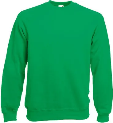 Produktbild von Fruit of the Loom - Classic Raglan Sweat - Kelly Green - L