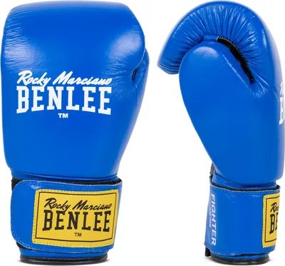 Produktbild von Boxhandschuhe aus Leder FIGHTER Blue/Black 08 oz BENLEE