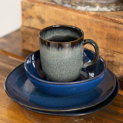 Produktbild von like. by Villeroy & Boch Vorteilset 6 Stück Lave gris Kaffeeobertasse Steingut grau 1042591300