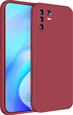 Produktbild von VIVO X30 Pro Hülle, LaimTop Slim Liquid Silikon Gel Gummi Schutzhülle für VIVO X30 Pro Rot