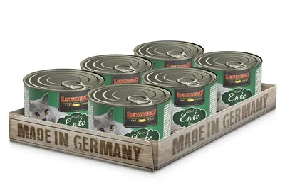 Produktbild von Leonardo Cat Food LEONARDO Reich an Ente, Adult, Ente, 200 g, Ohne Soja, Ohne künstliche Farbstoffe